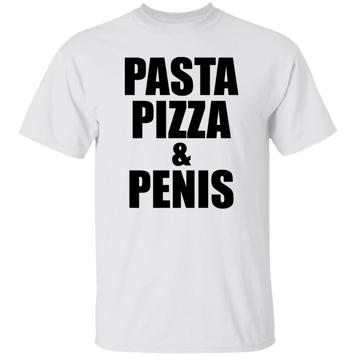 Pasta Pizza And Penis Shirt