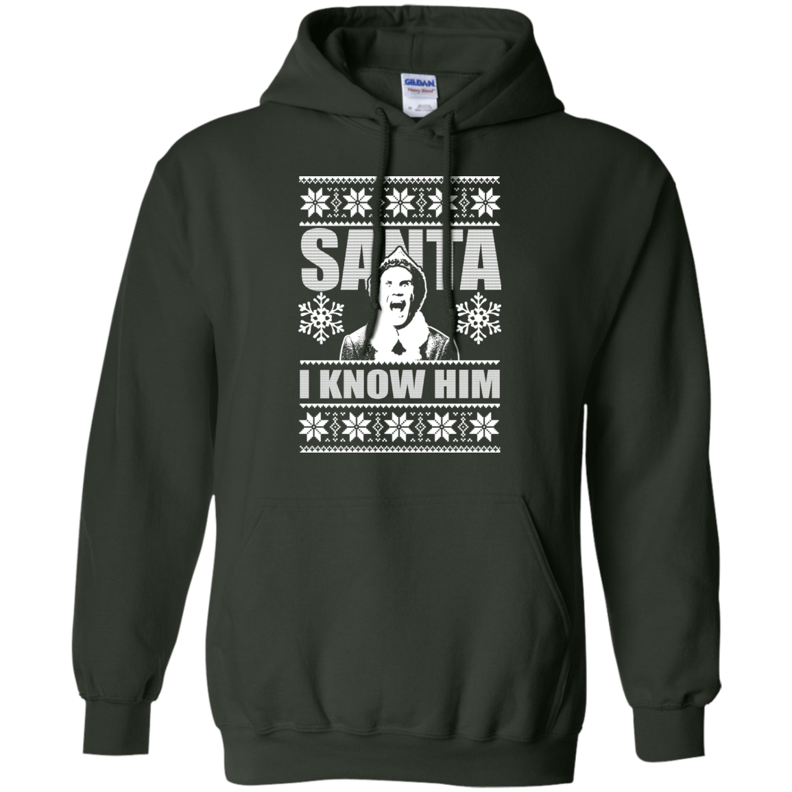 Buddy The Elf - Santa - I Know Him Christmas Sweater - TeeDragons