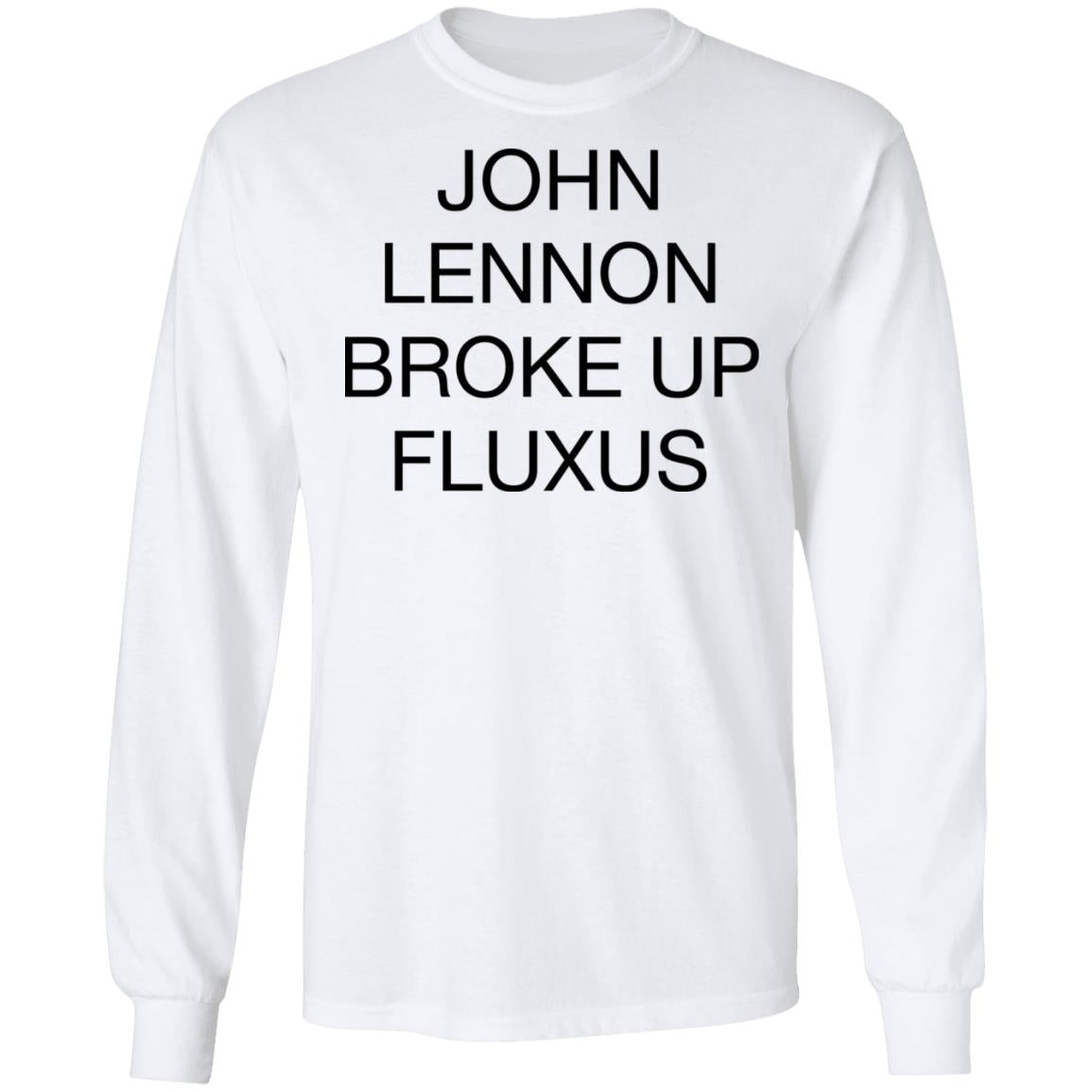 John Lennon Broke Up Fluxus Shirt