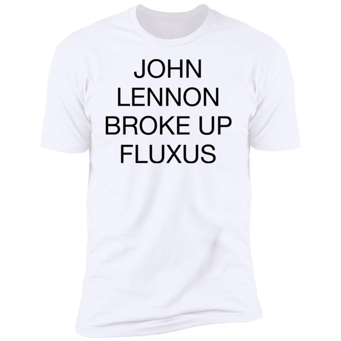 John Lennon Broke Up Fluxus Shirt