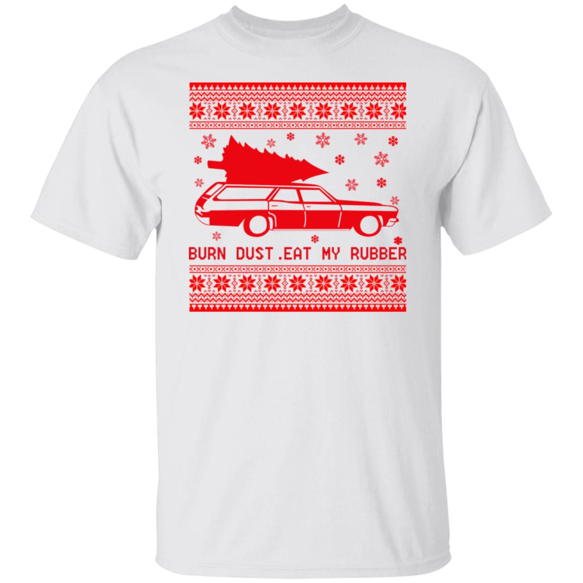 Burn Dust Eat My Rubber Christmas Sweater