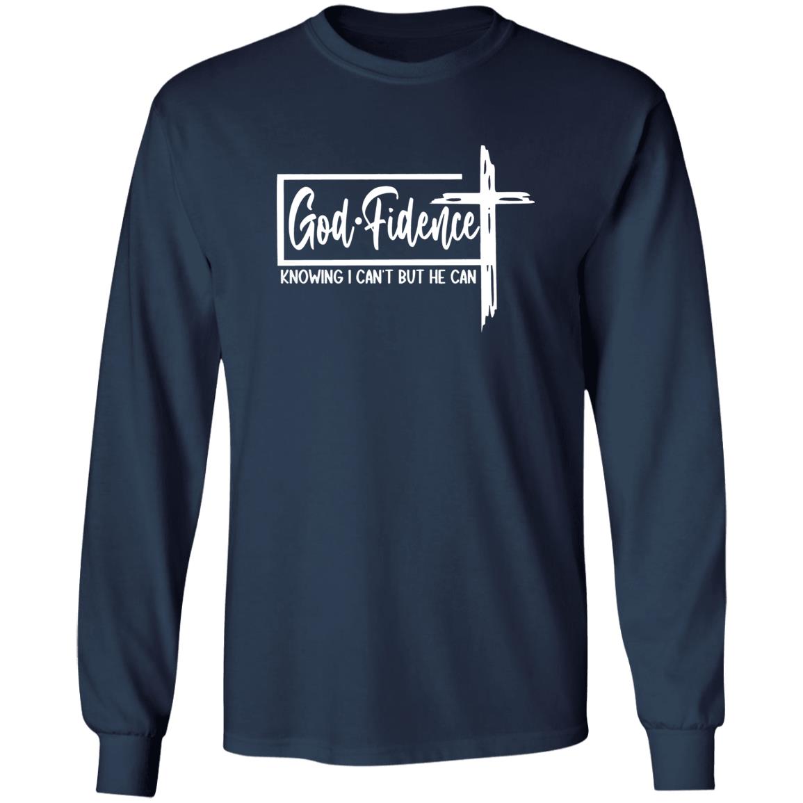 God Fidence Knowing I Can’t But He Can Shirt