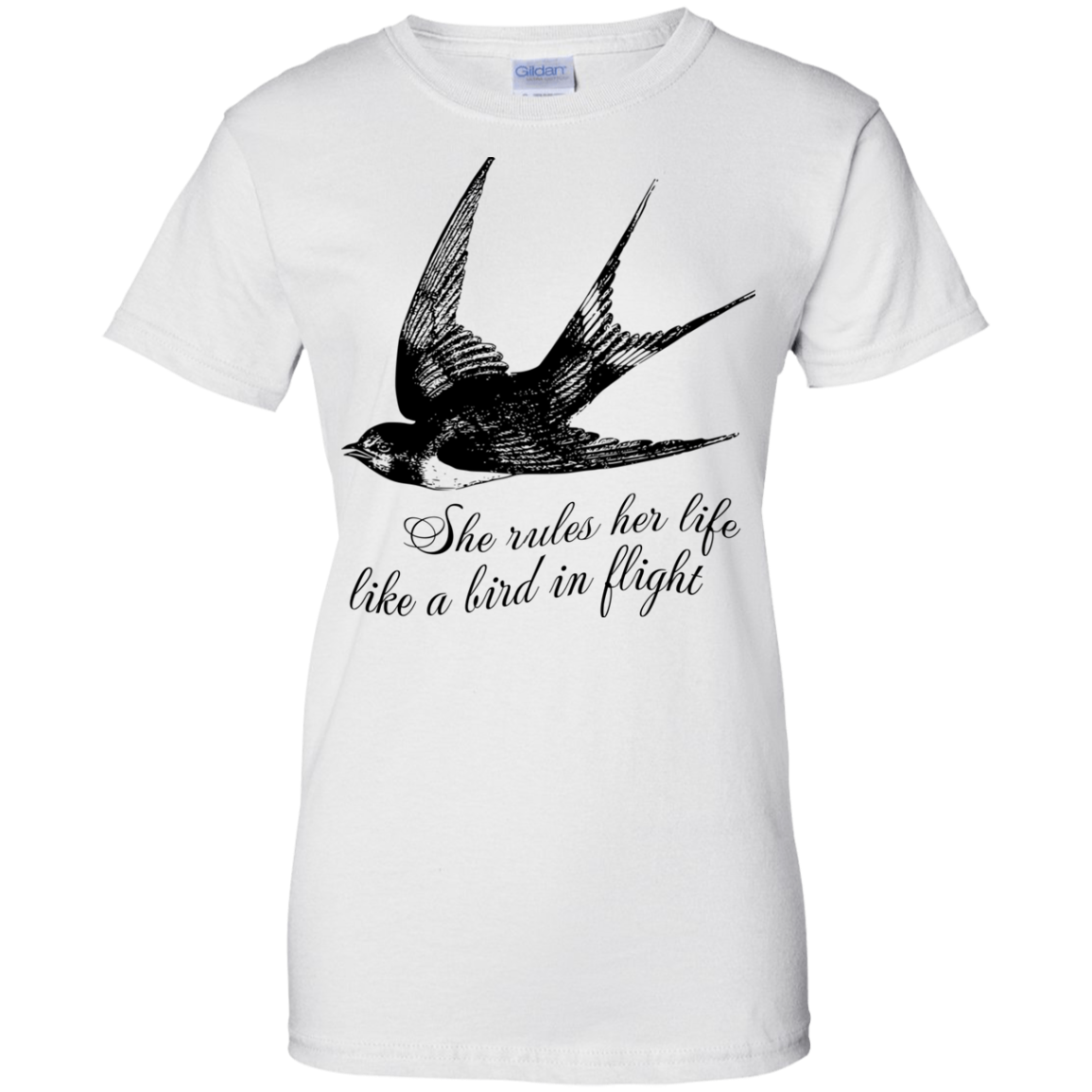 She Rules Her Life Like A Bird In Flight Shirt, Hoodie, Tank - TeeDragons