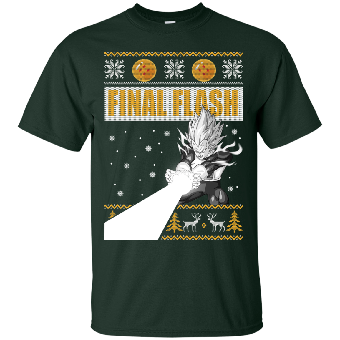 Vegeta final flash t shirt best sale