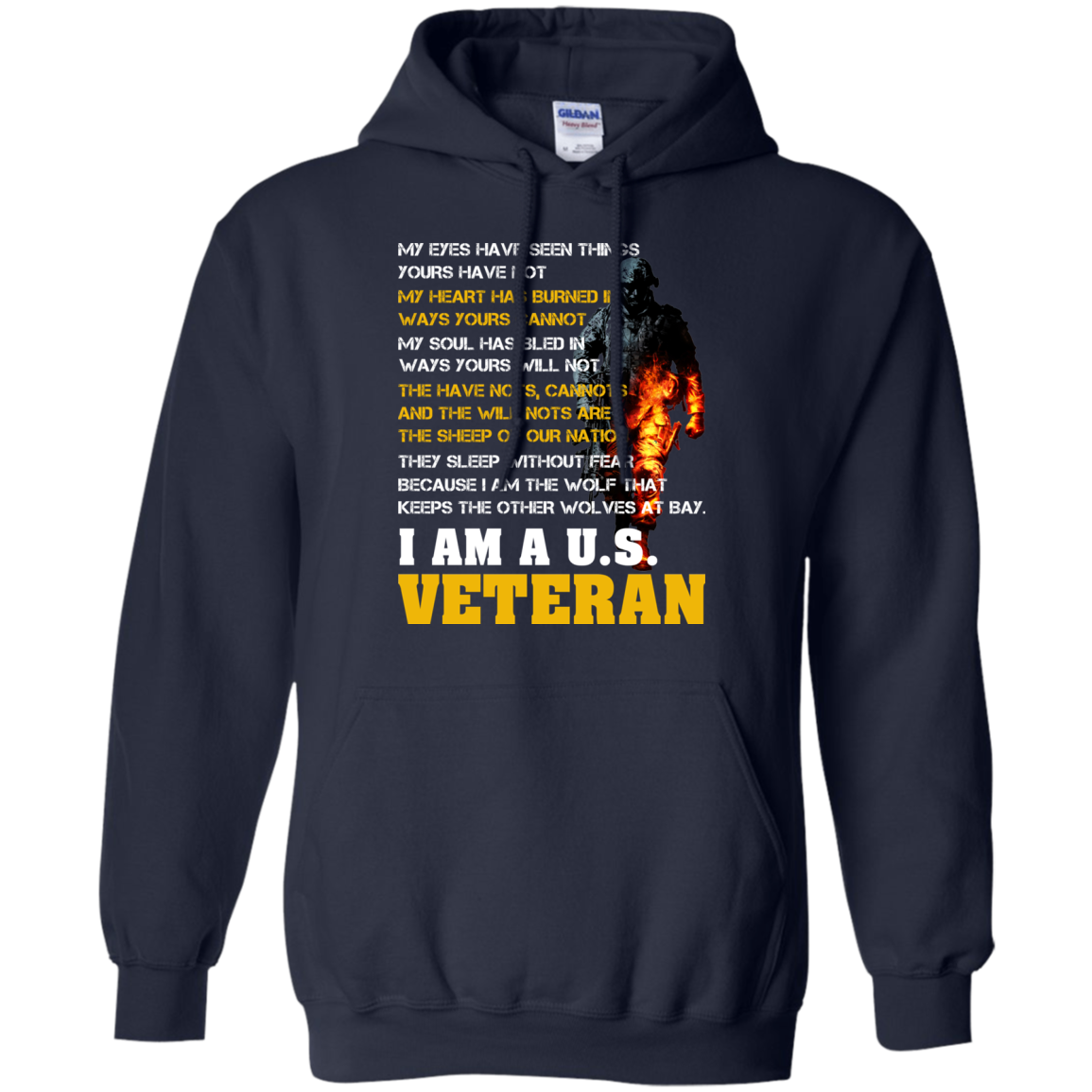 My Eyes Have Seen Things - I Am A U.S Veteran T-Shirt - TeeDragons