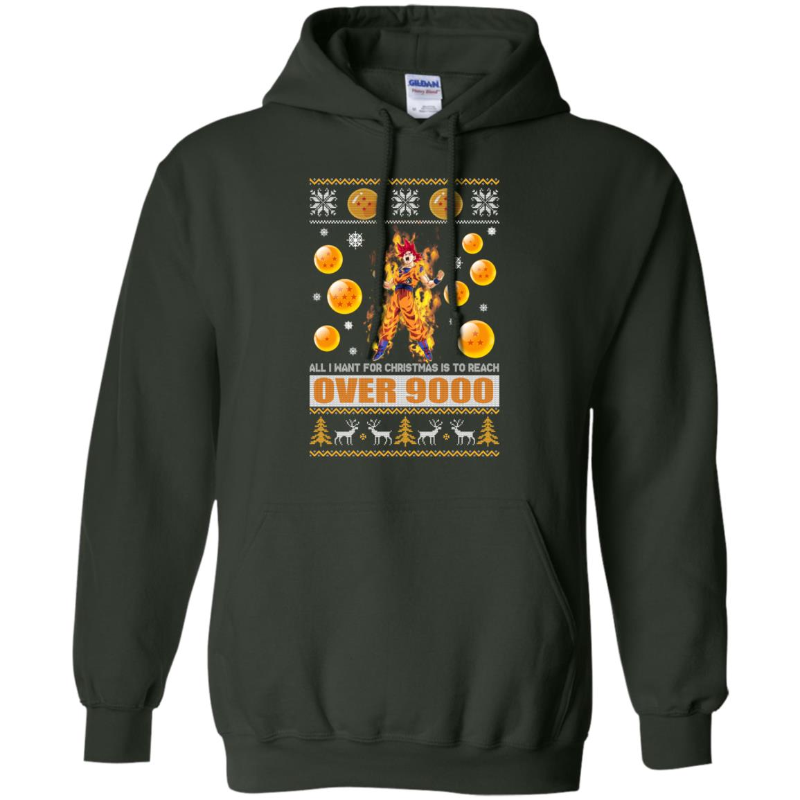 All I Want For Christmas Is To Reach Over 9000 Sweater - TeeDragons