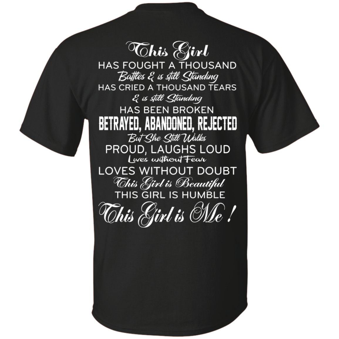 This Girl Is Beautiful, This Girl Is Humble Shirt, Hoodie, Tank - Back Design - TeeDragons