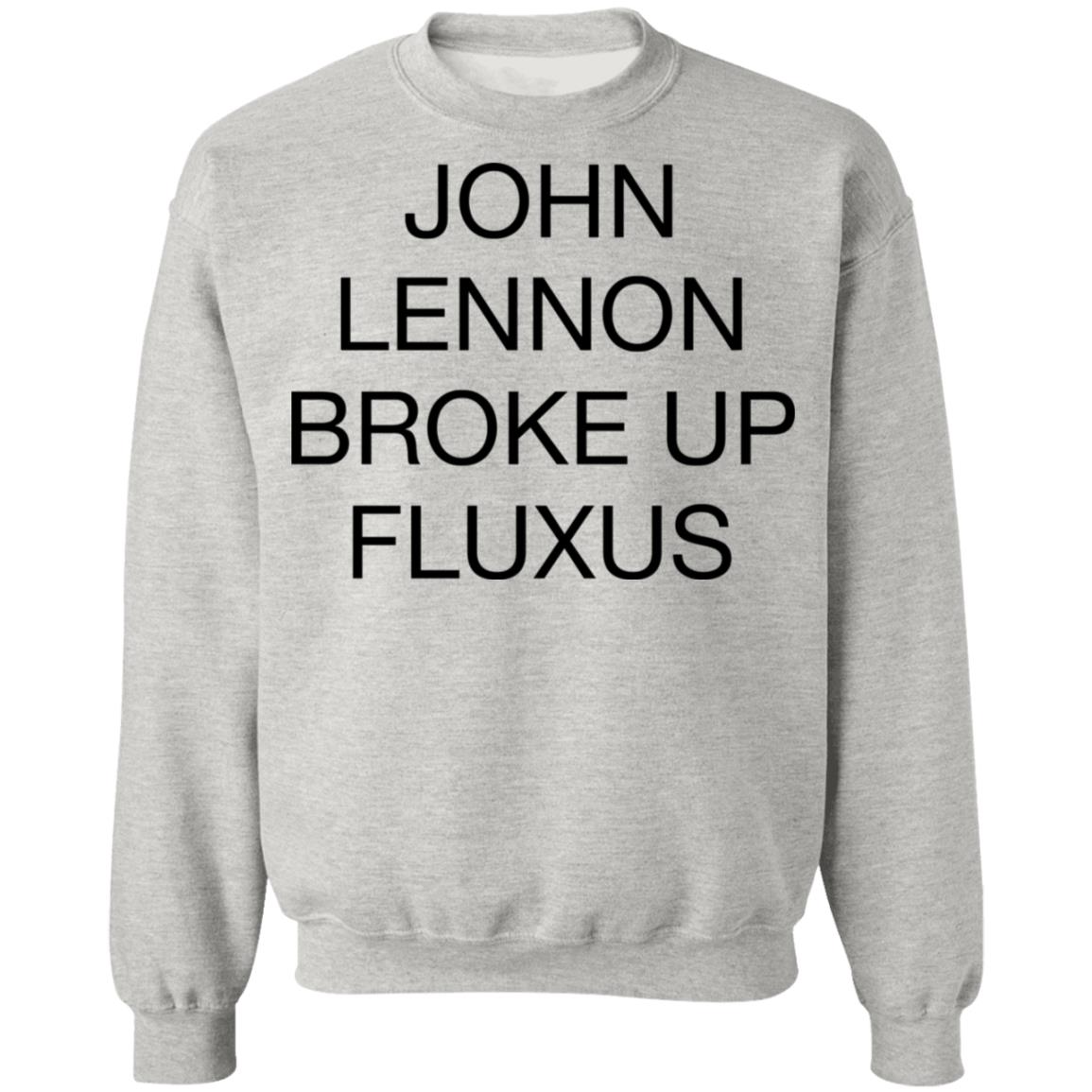 John Lennon Broke Up Fluxus Shirt