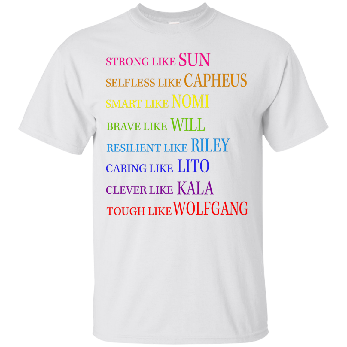 Sun - Capheus - Nomi - Will - Riley - Lito - Kala - Wolfgang Shirt, Hoodie - TeeDragons