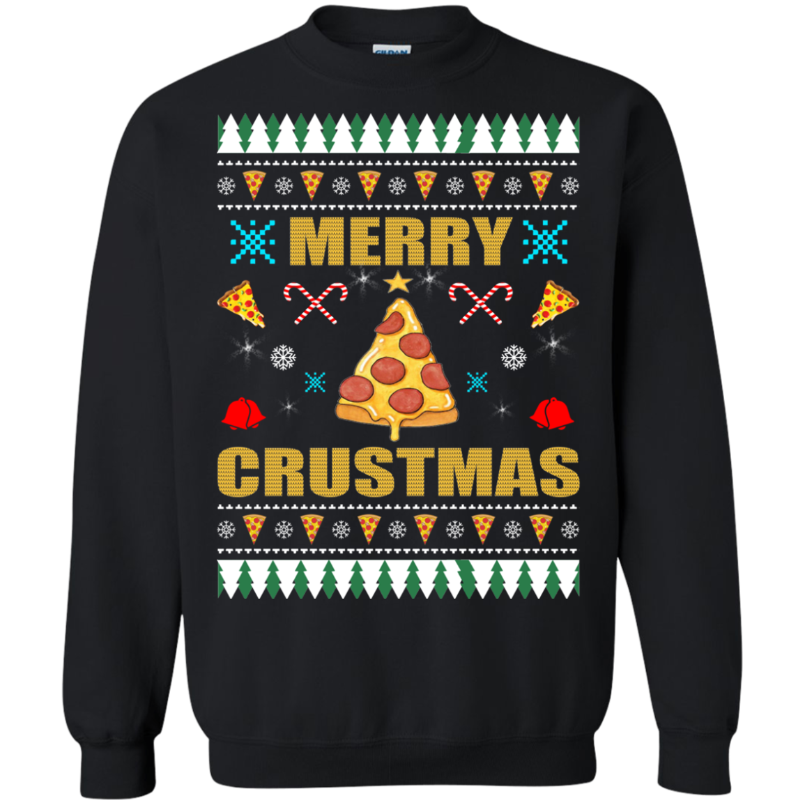 Merry Crustmas Christmas Sweater - TeeDragons