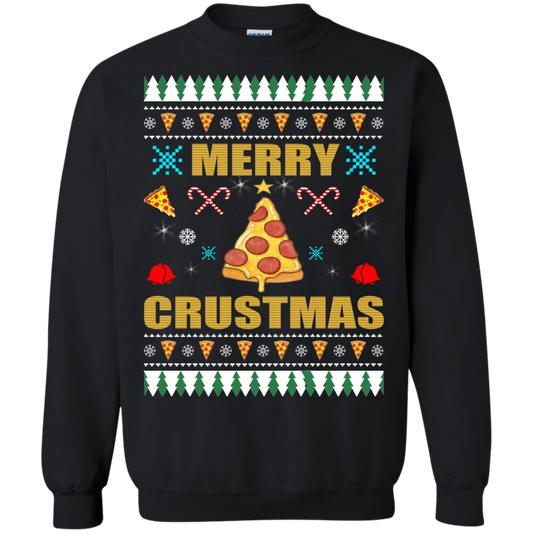 Merry Crustmas Christmas Sweater - TeeDragons