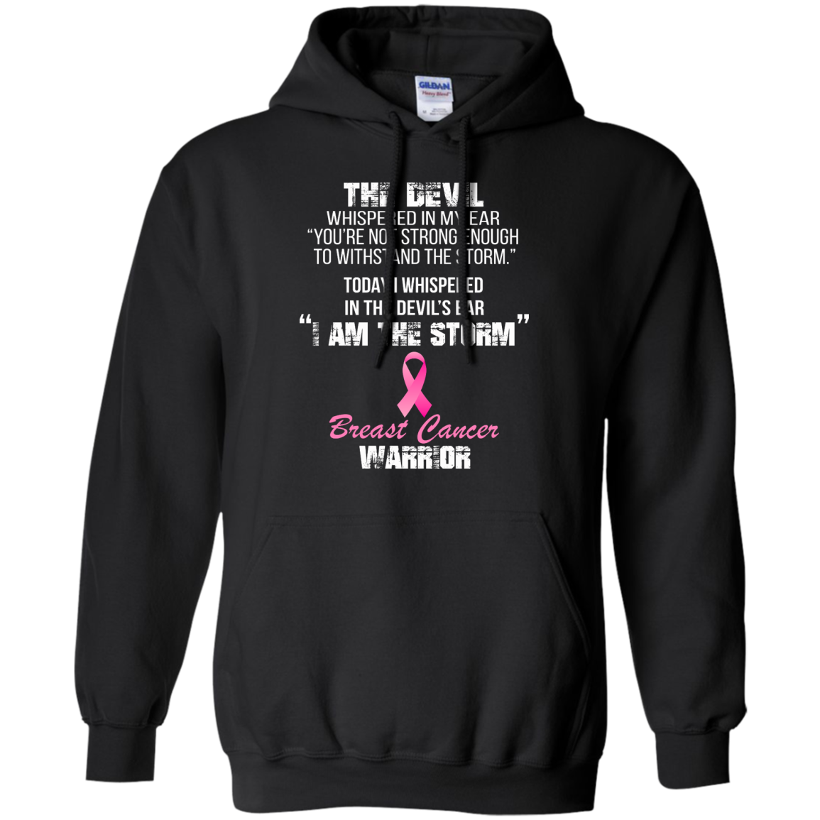 I Am The Storm - Breast Cancer Warrior T-Shirt, Hoodie - TeeDragons