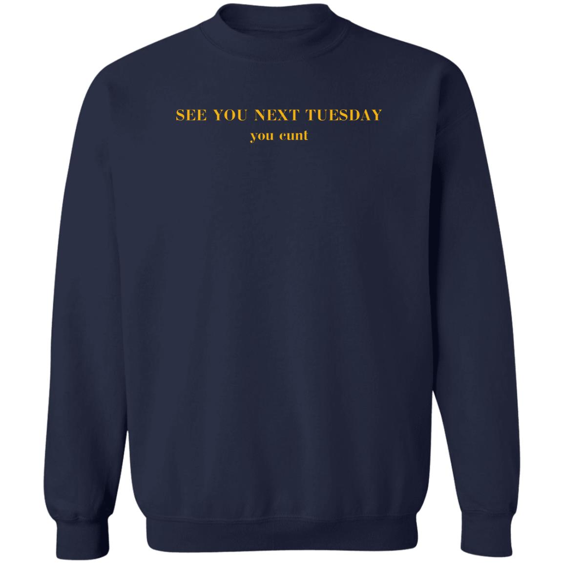 See You Next Tuesday You Cunt Shirt