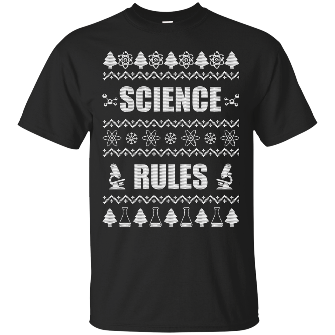 Science Rules Christmas Sweater, Hoodie - TeeDragons
