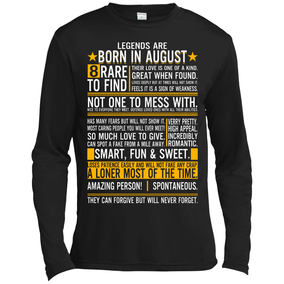 Legends Are Born In August - 8 Rare To Find Shirt, Hoodie, Tank - TeeDragons
