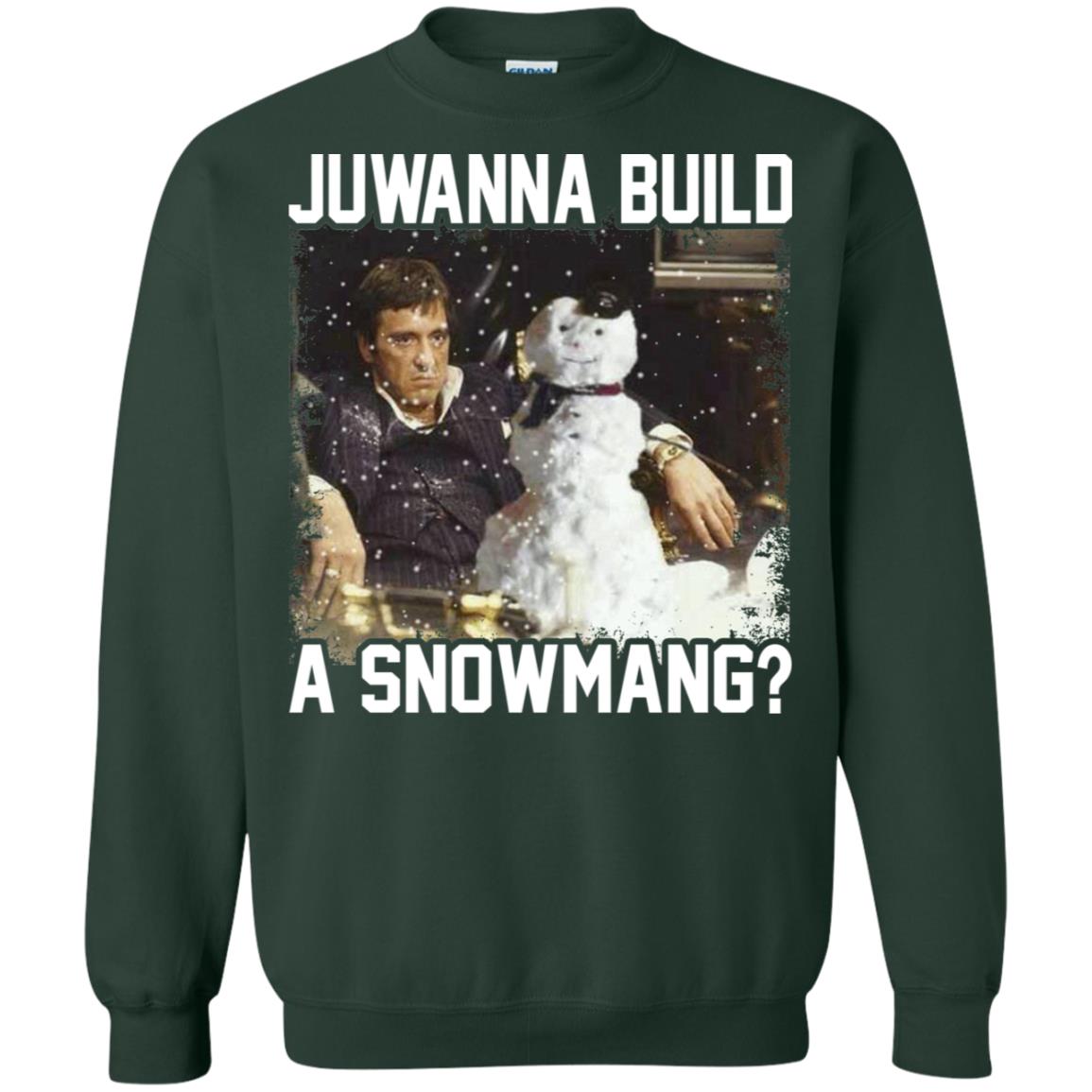 Juwanna Build A Snowmang Christmas Sweater - TeeDragons