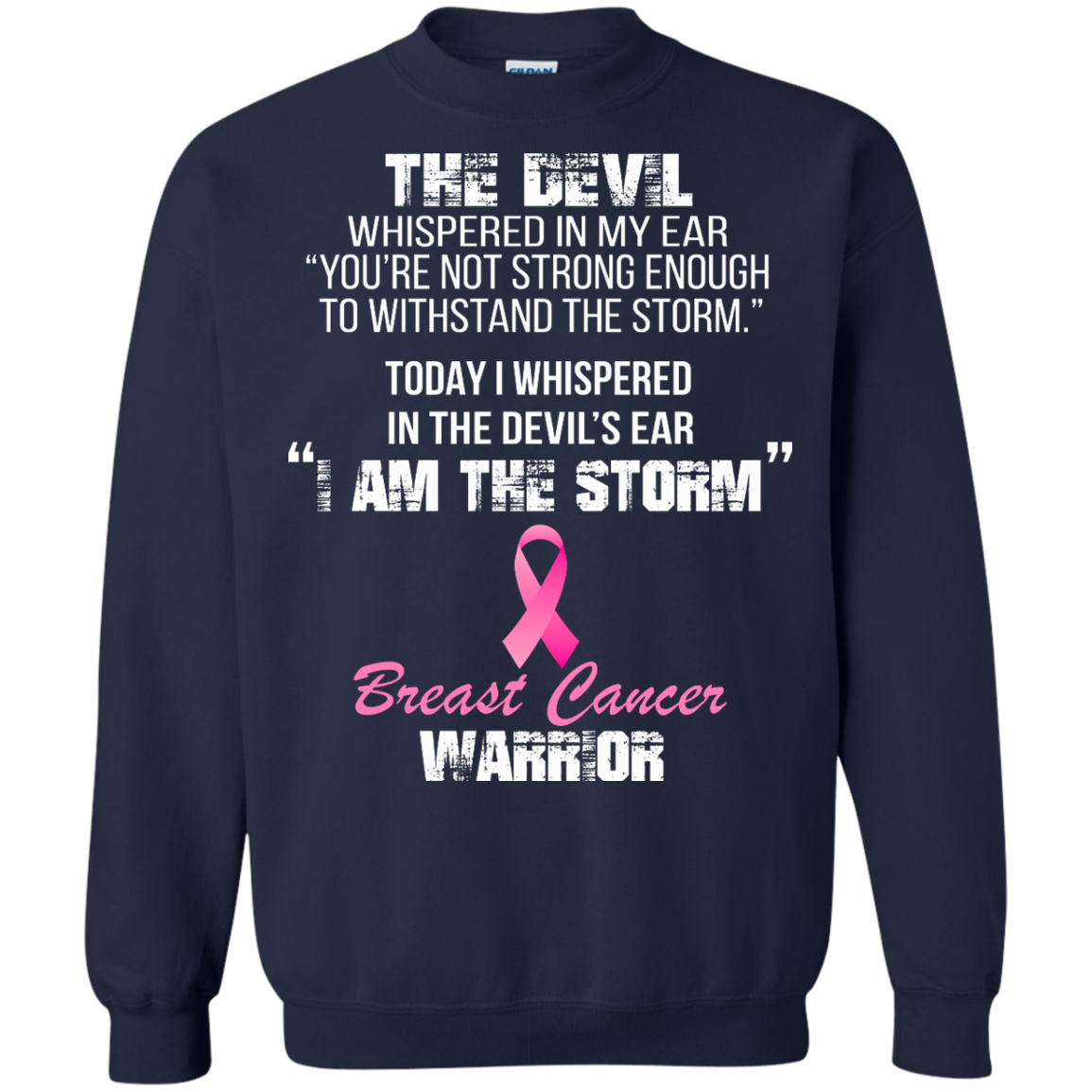 I Am The Storm - Breast Cancer Warrior T-Shirt, Hoodie - TeeDragons