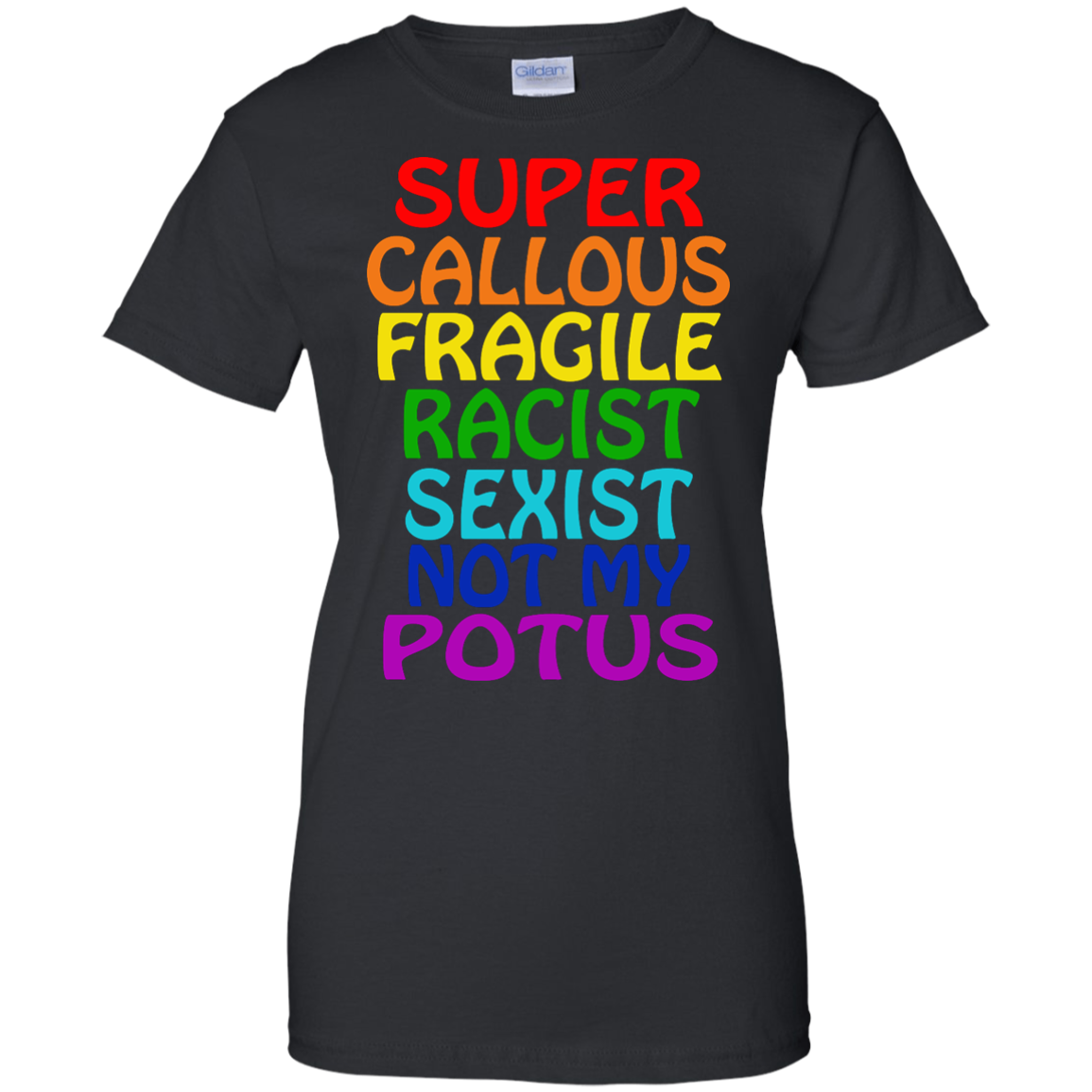 Super - Callous - Fragile - Racist - Sexist - Not My Potus Shirt, Hoodie - TeeDragons