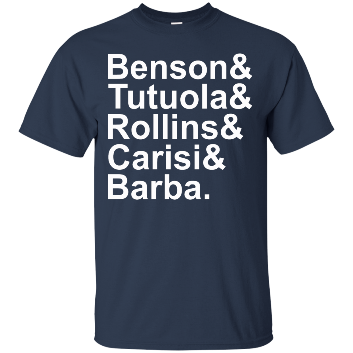 Benson - Tutuola - Rollins - Carisi - Barba T-Shirt - TeeDragons