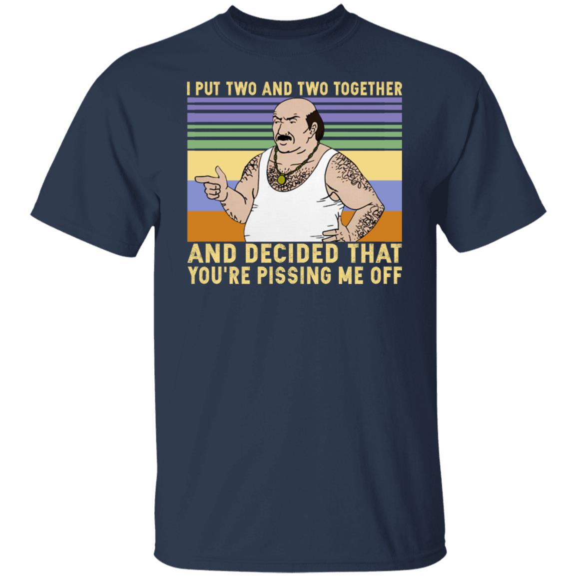 Carl - I put two and two together and decided shirt