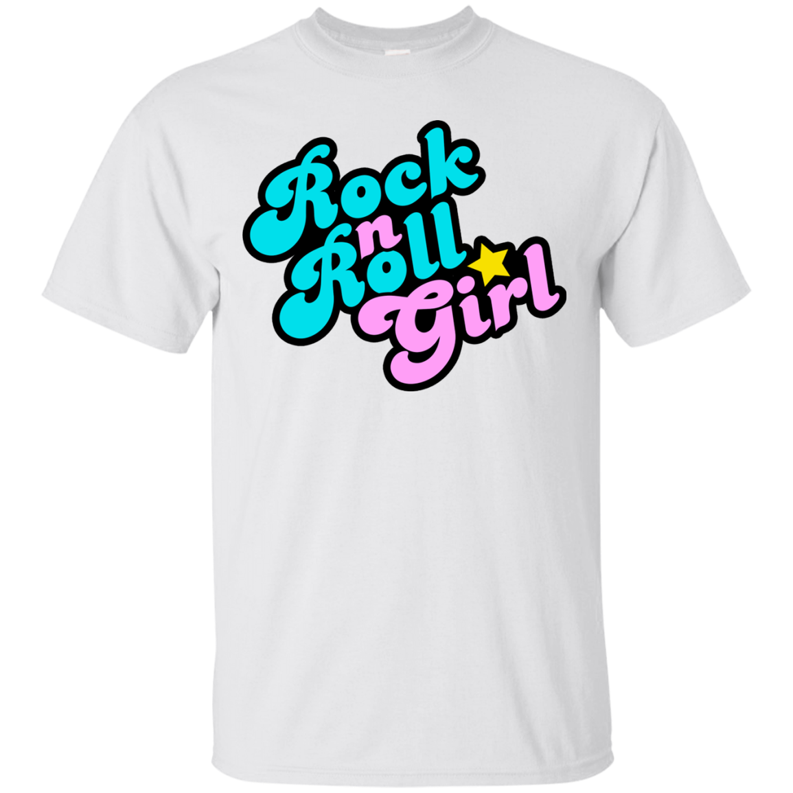 Rock n Roll Girl T-Shirt, Hoodie, Tank - TeeDragons