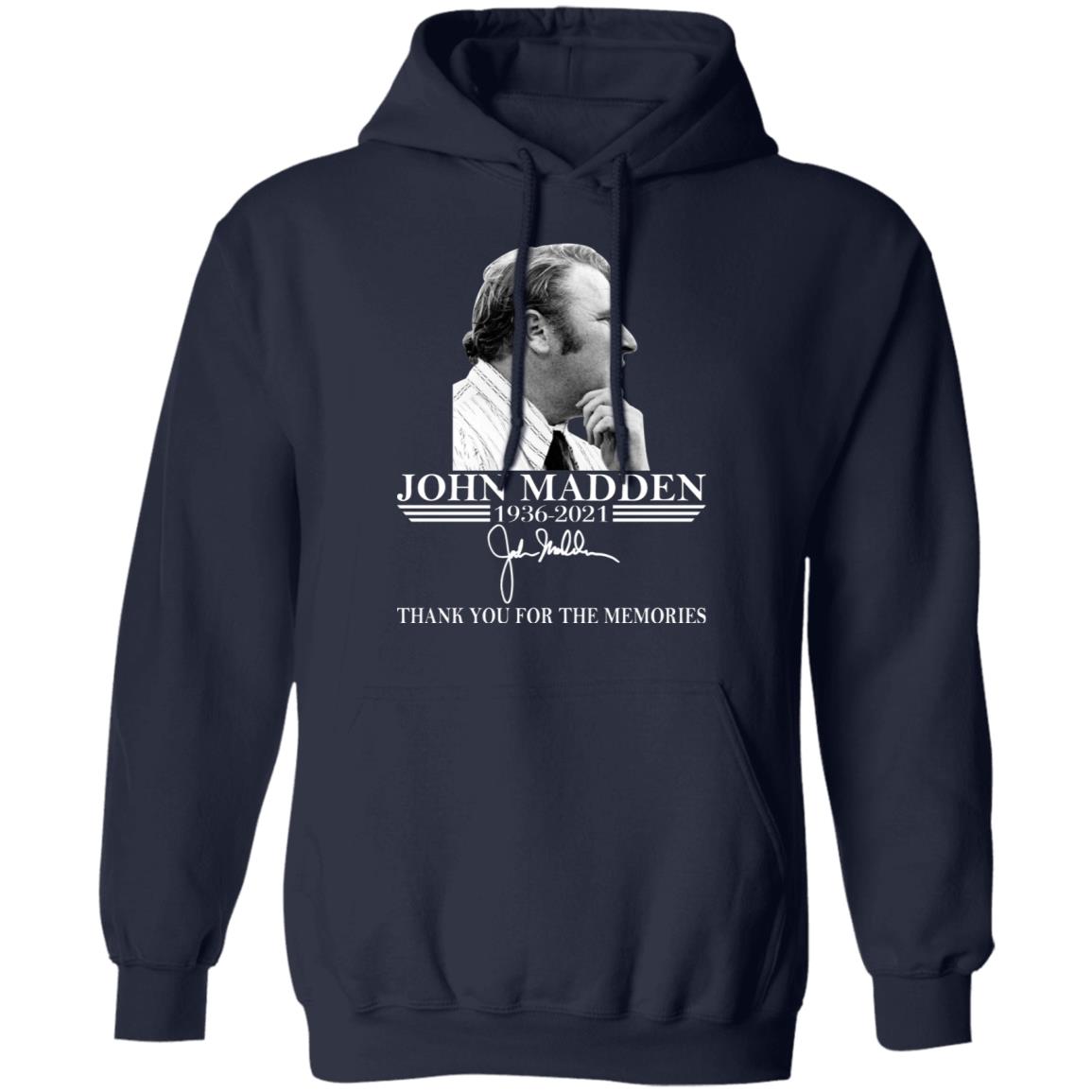 John Madden - Thank You For The Memories Shirt