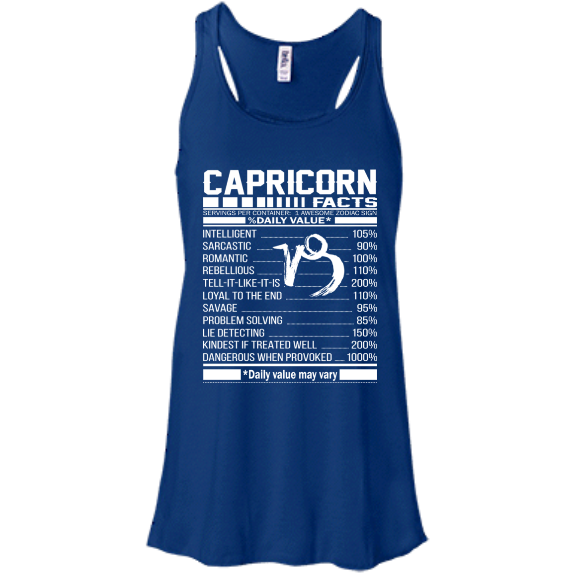 Capricorn Facts - Awesome Zodiac Sign - %Daily Value Shirt, Hoodie, Tank - TeeDragons