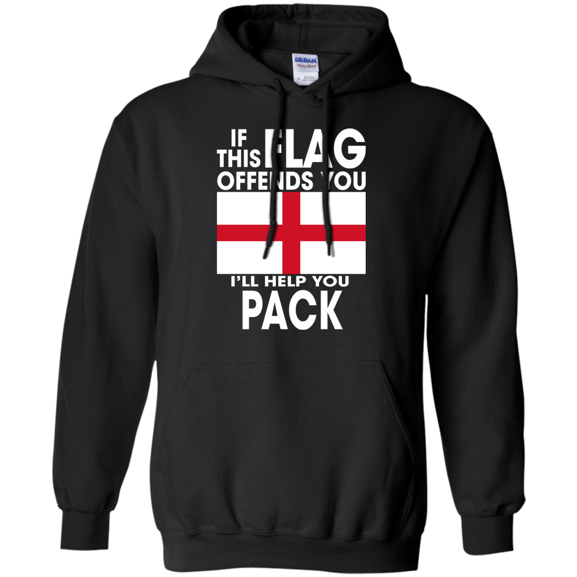 If This Flag Offends You - I'll Help You Pack T-Shirt - TeeDragons