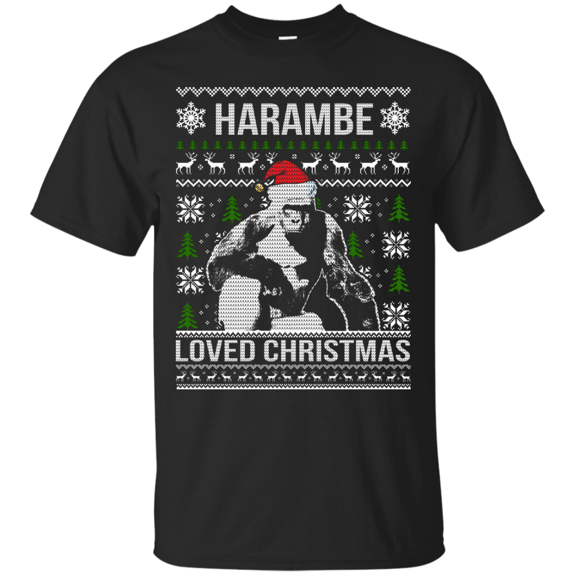 Harambe Loved Christmas Sweater, Shirt, Hoodie - TeeDragons
