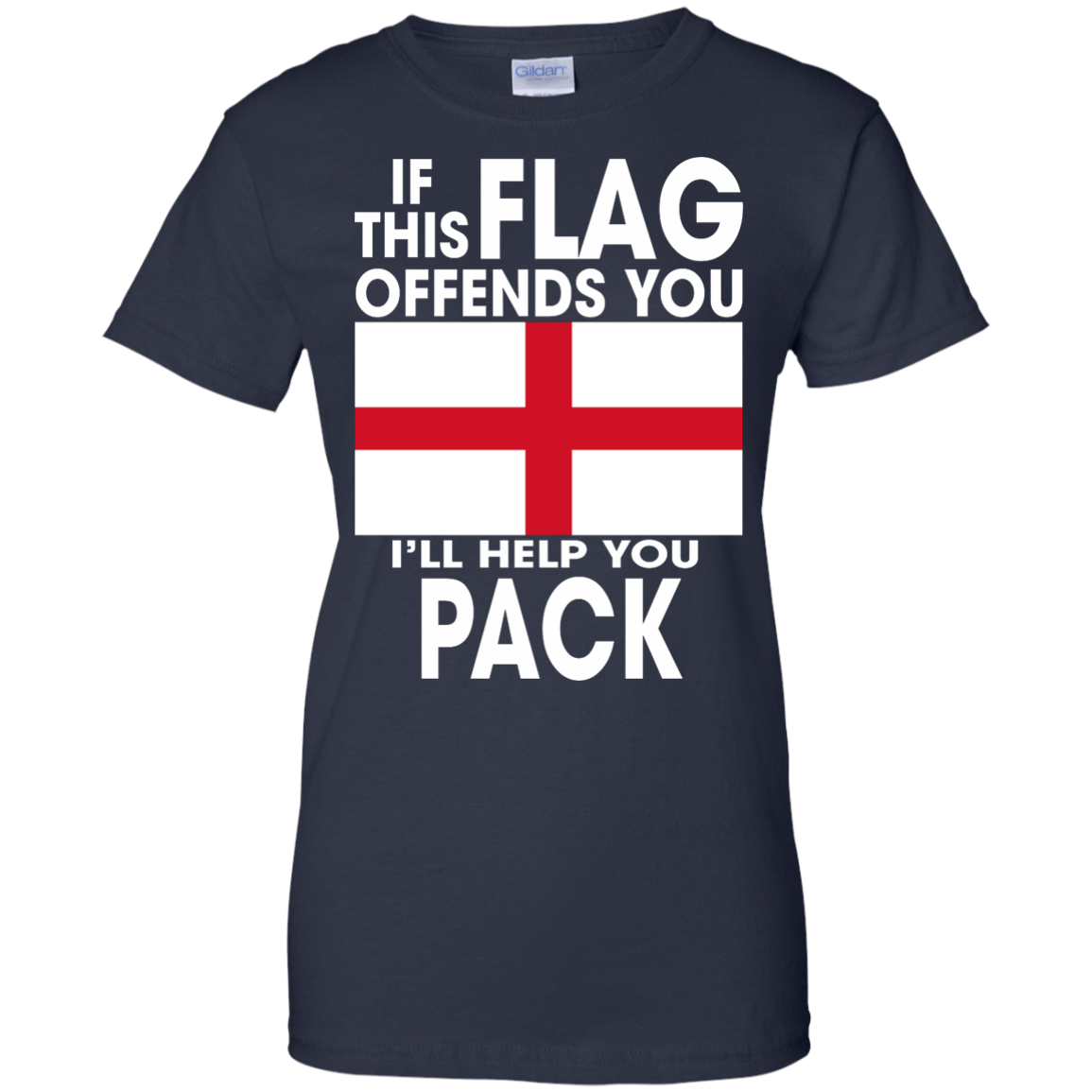 If This Flag Offends You - I'll Help You Pack T-Shirt - TeeDragons