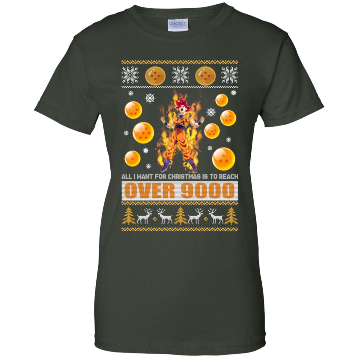 All I Want For Christmas Is To Reach Over 9000 Sweater - TeeDragons