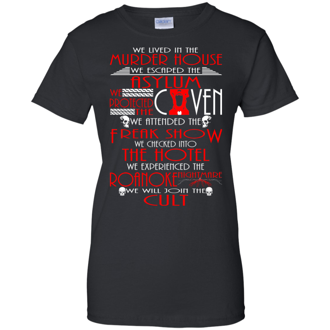 We lived in the Murder House, We escaped The Asylum T-Shirt - TeeDragons