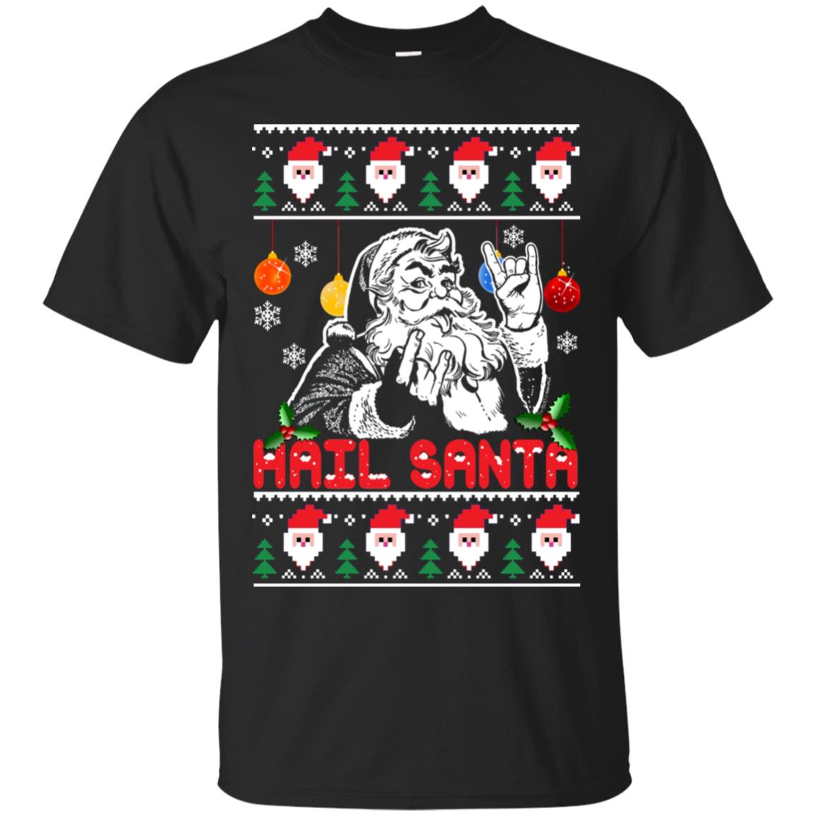 Hail Santa Christmas Sweater - TeeDragons