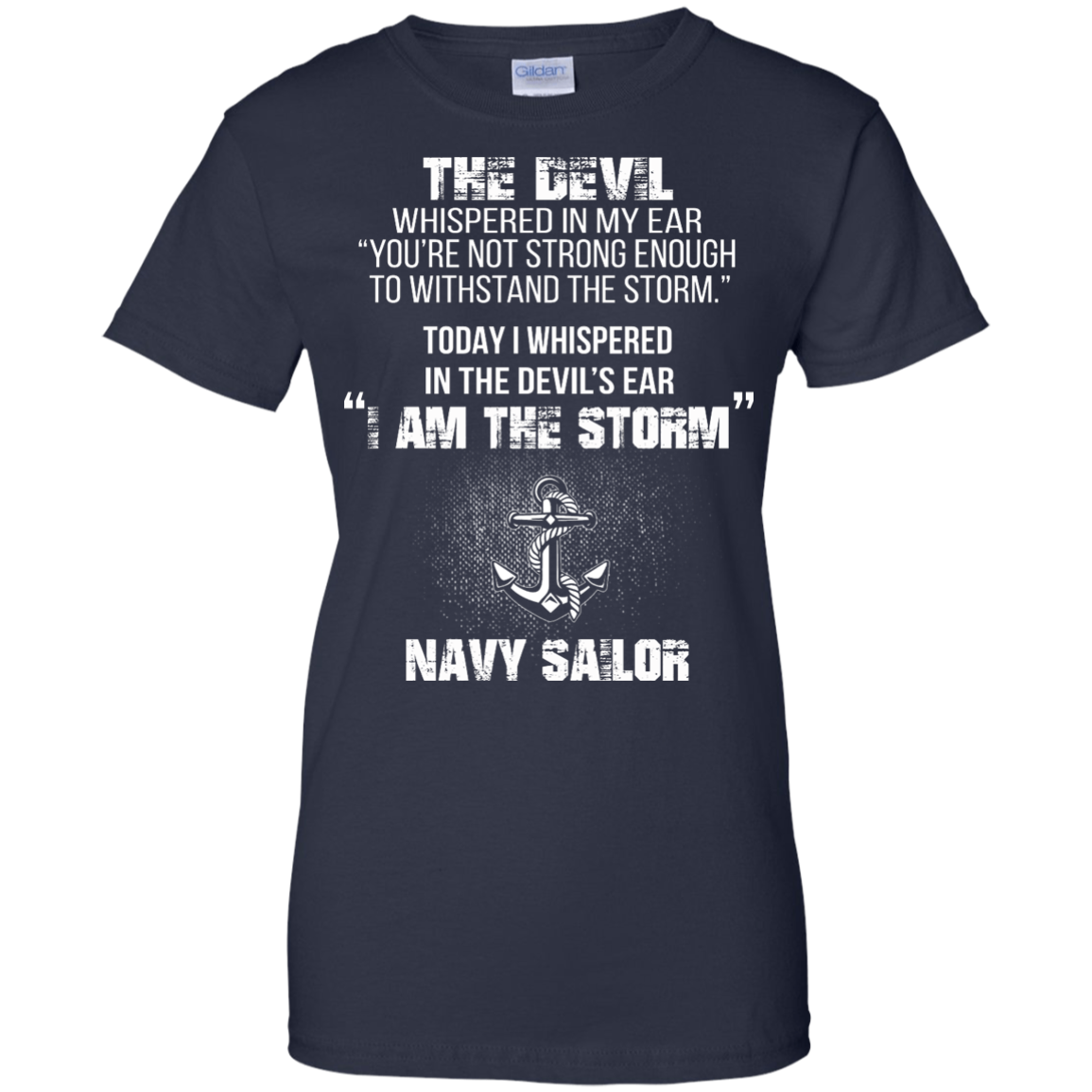 I Am The Storm - Navy Sailor Shirt, Hoodie, Tank - TeeDragons