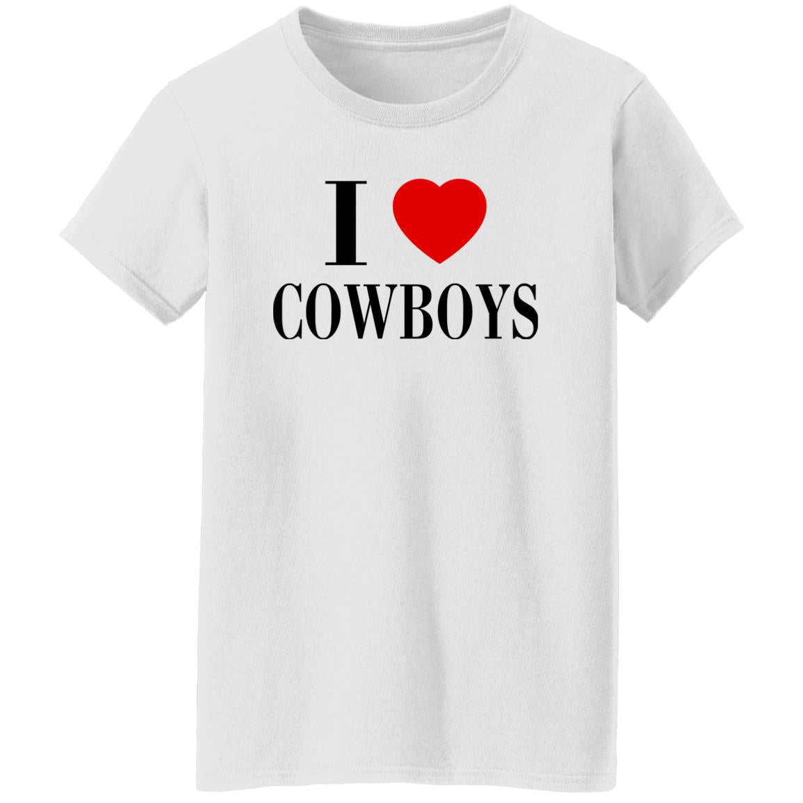 I Love Cowboys Shirt