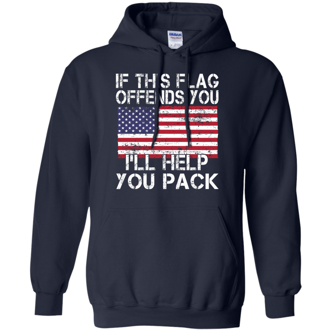 If This Flag Offends You - I'll Help You Pack Shirt, Hoodie, Tank - TeeDragons
