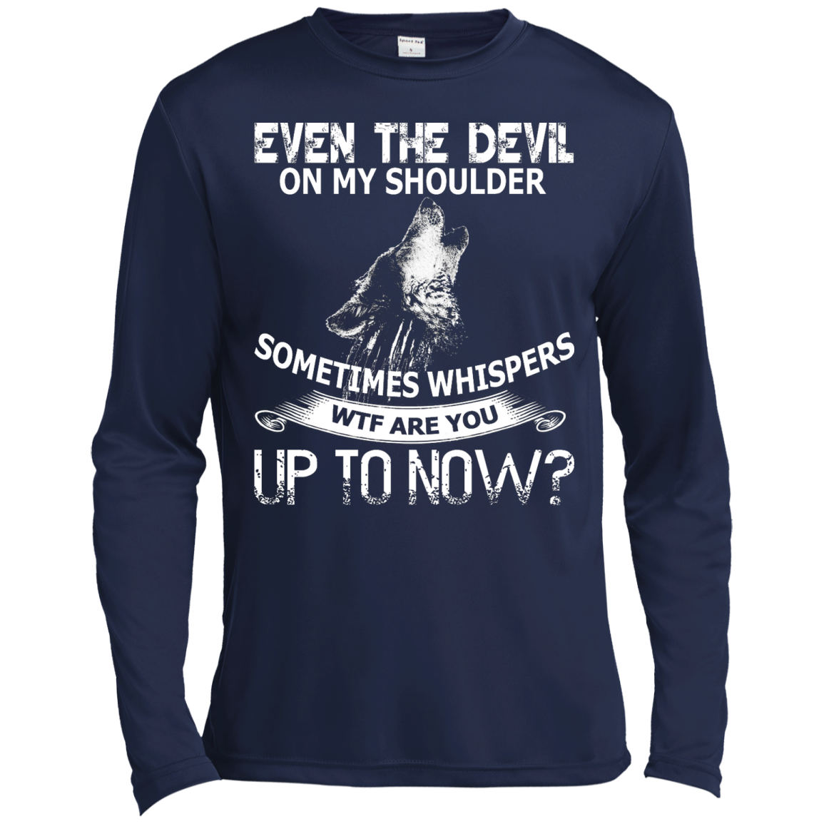 Even The Devil On My Shoulder Sometimes Whispers Shirt, Hoodie - TeeDragons
