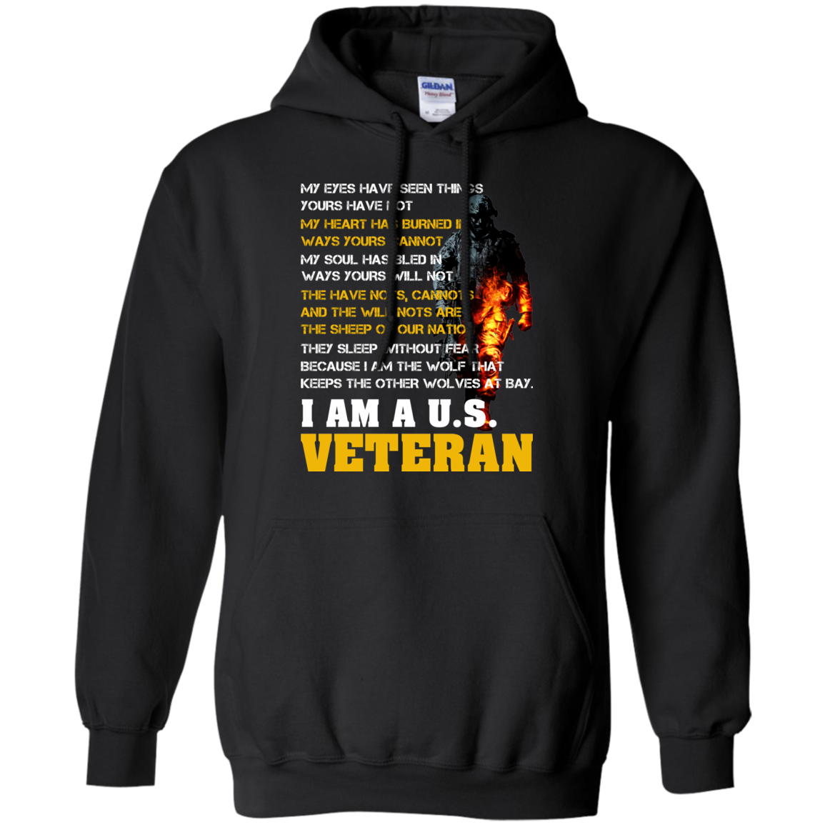My Eyes Have Seen Things - I Am A U.S Veteran T-Shirt - TeeDragons