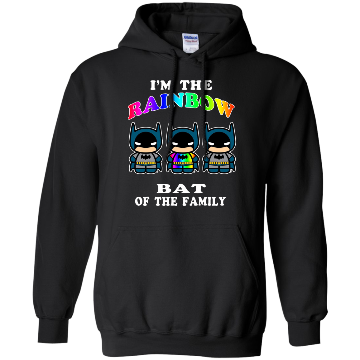 I'm The Rainbow Bat Of The Family T-Shirt, Hoodie, Tank and Long Sleeve - TeeDragons