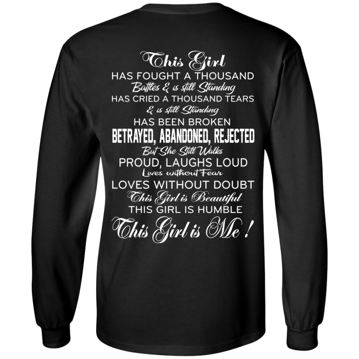 This Girl Is Beautiful, This Girl Is Humble Shirt, Hoodie, Tank - Back Design - TeeDragons