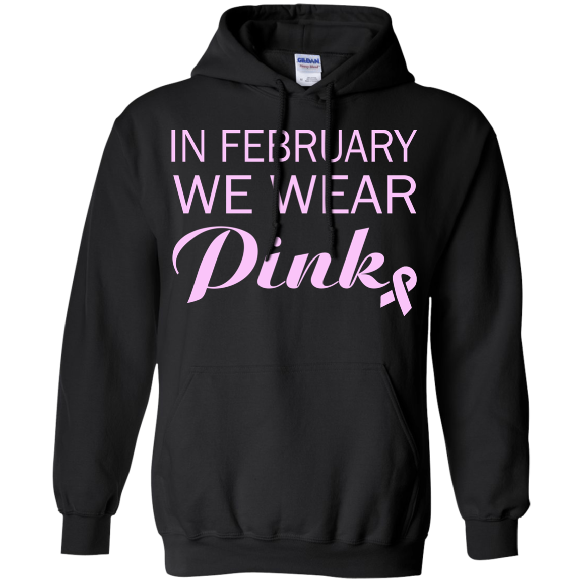 In February We Wear Pink Shirt, Hoodie, Tank - TeeDragons