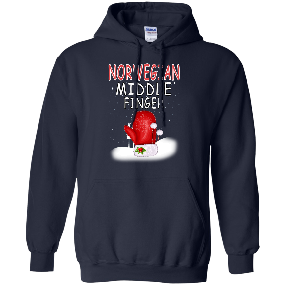 Christmas Norwegian Middle Finger Shirt, Sweatshirt - TeeDragons