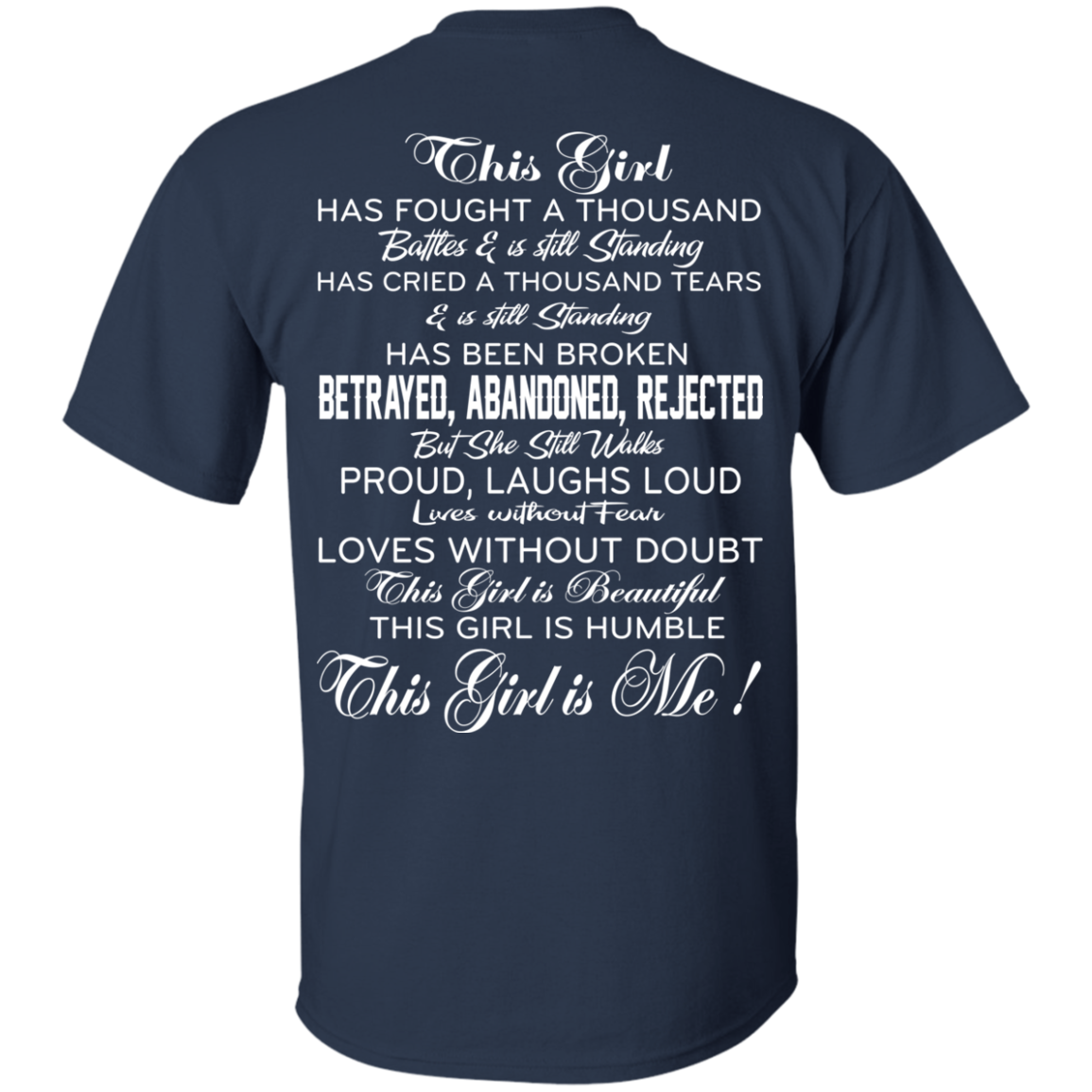 This Girl Is Beautiful, This Girl Is Humble Shirt, Hoodie, Tank - Back Design - TeeDragons