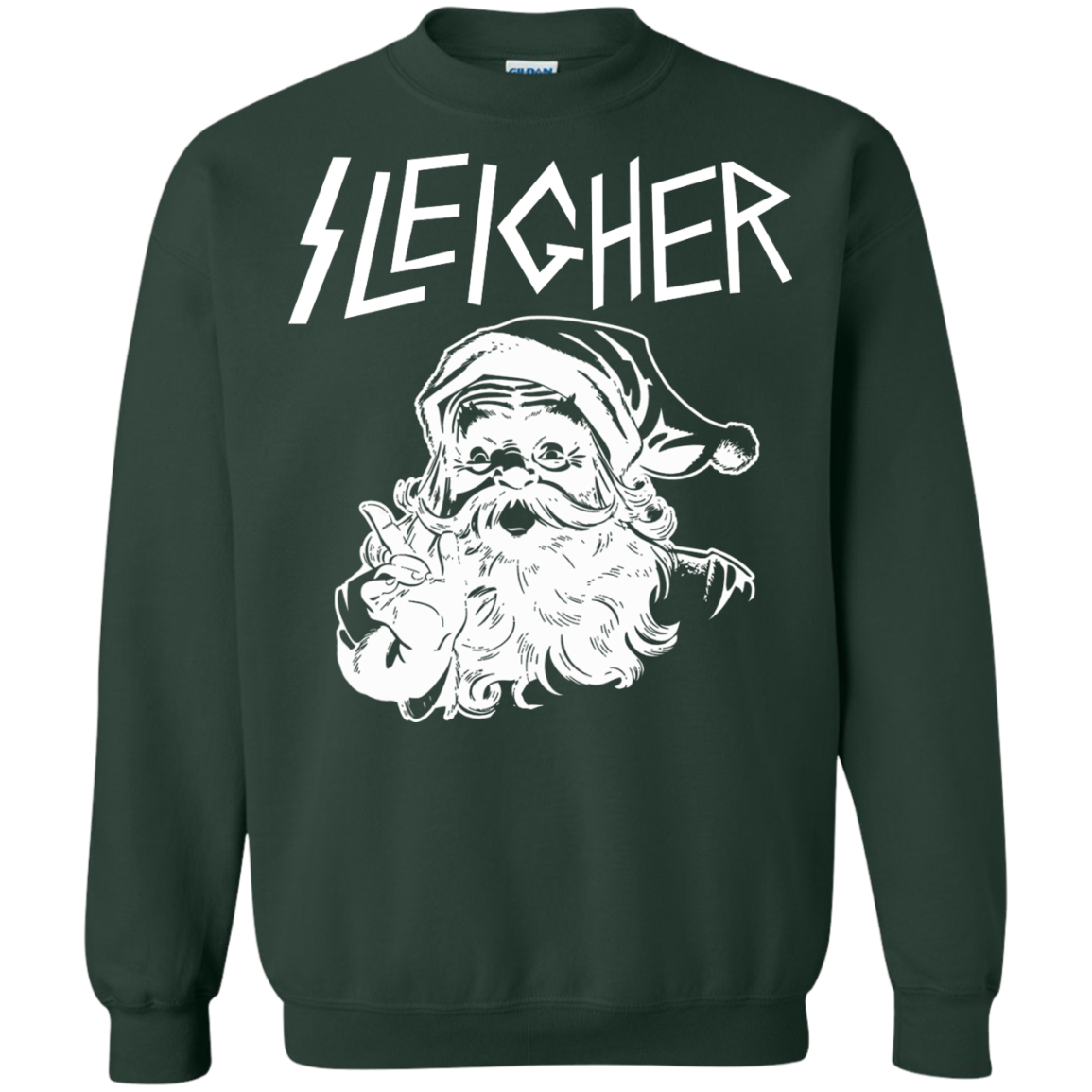 Santa Sleigher Christmas Shirt, Hoodie, Sweatshirt - TeeDragons