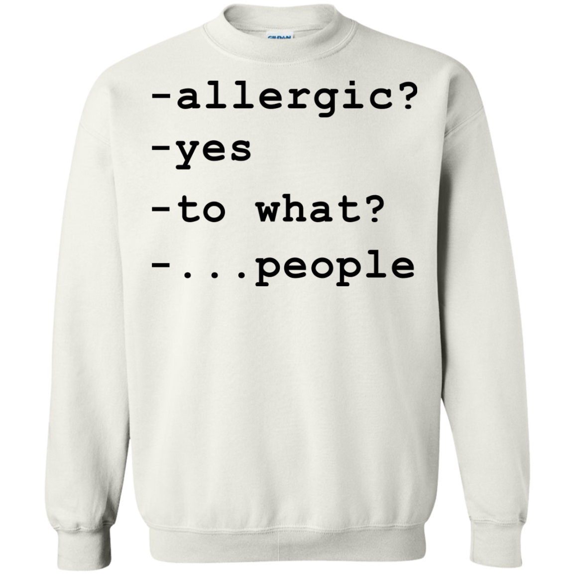 Allergic Shirt, Hoodie, Tank - TeeDragons