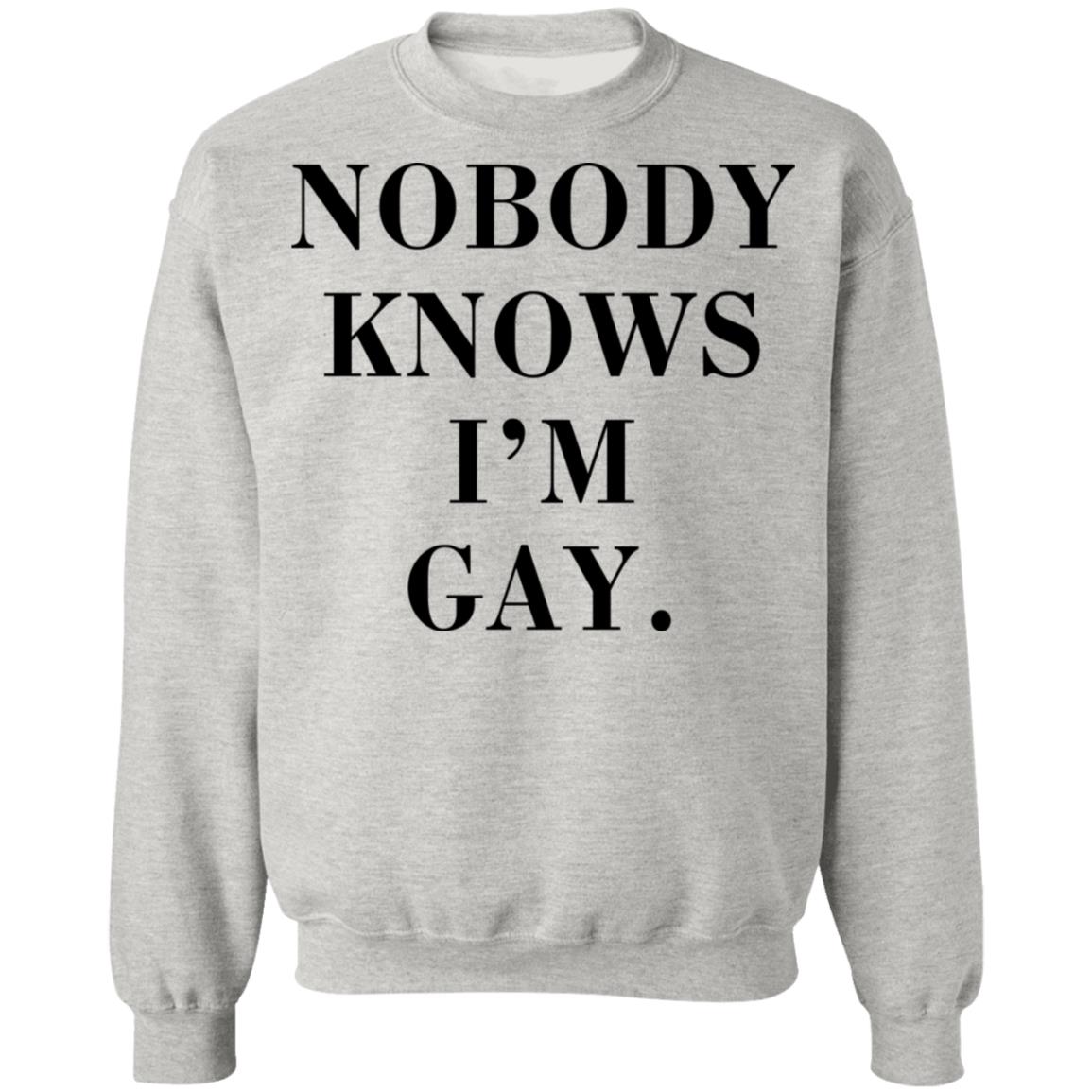 Nobody Knows I'm Gay Shirt