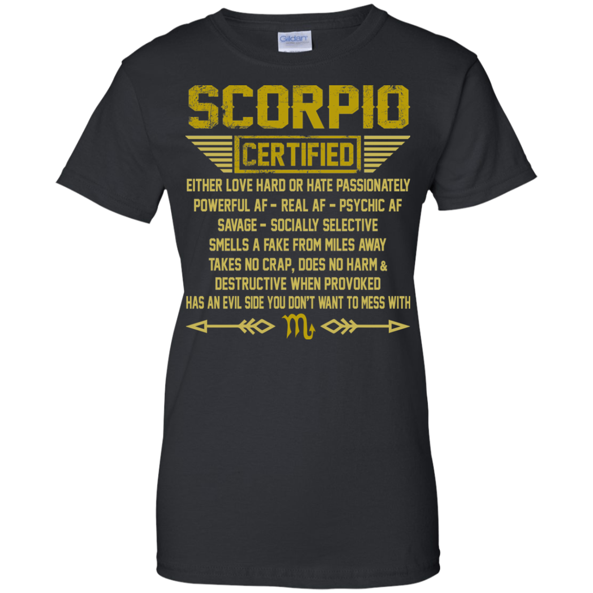 Scorpio Certified - Either Love Hard Or Hate Passionately Shirt, Hoodie, Tank - TeeDragons