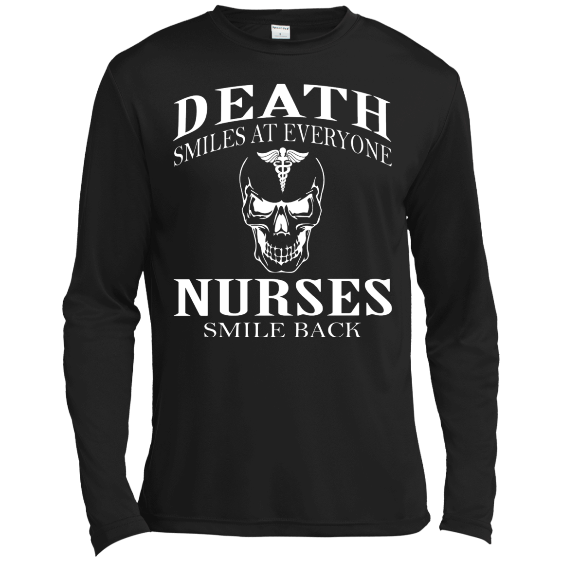Death Smiles At Everyone - Nurses Smile Back Shirt, Hoodie, Tank - TeeDragons