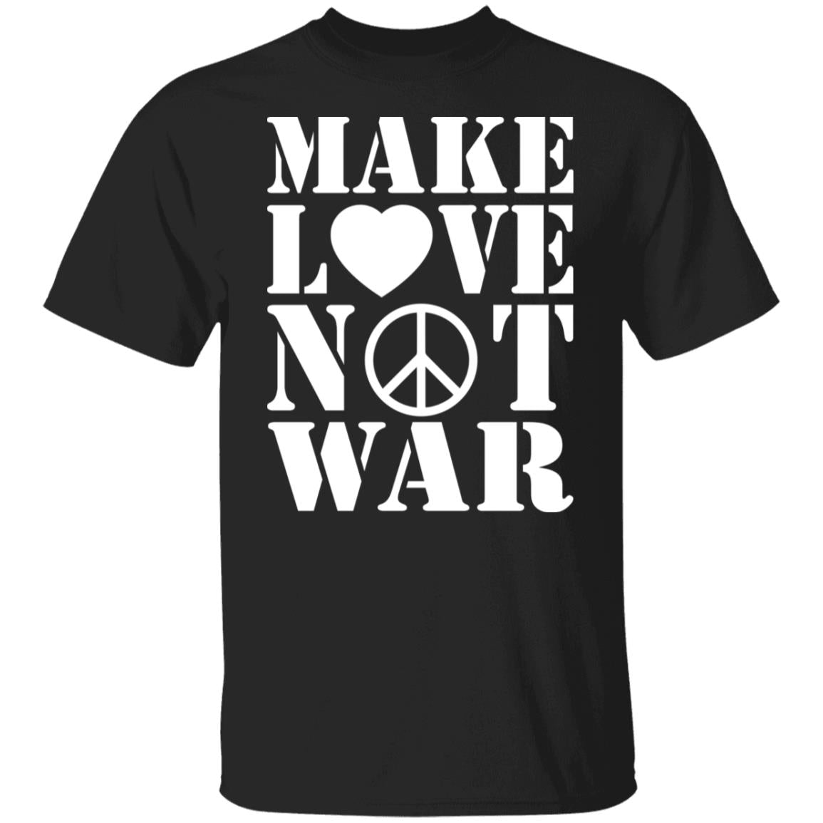 Make love not war shirt