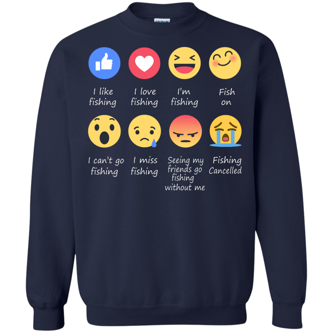 Fishing Emotion Shirt, Hoodie, Tank - TeeDragons